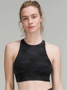 Lululemon high energy Camouflage High-Neck Sports Bra